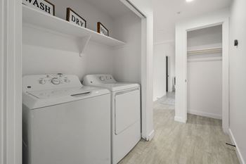 Full sized washer and dryer